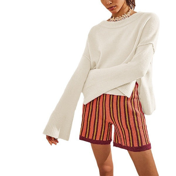 Damen lässiger Pullover Drune