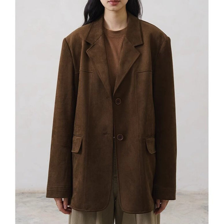 Damen Elegante und lässige Oversized Blazer Drune