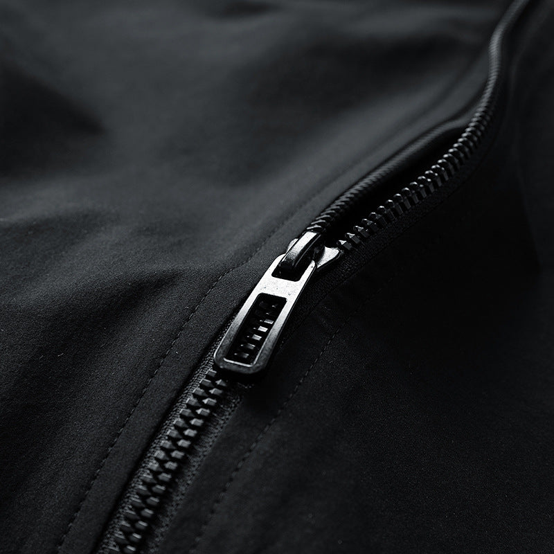 Herren urbaner Oversize-Blouson mit Stehkragen, Raglanärmeln und Utility-Ärmeltasche Drune