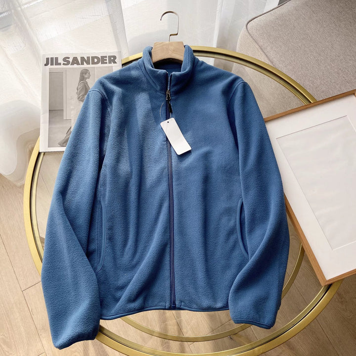 Damen Fleecejacke mit innovative Hochkragenlösung Drune