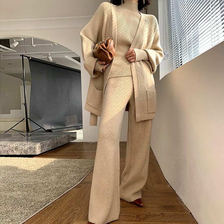 Damen Strickensemble mit weitem Schnitt und luxuriösem Material Drune