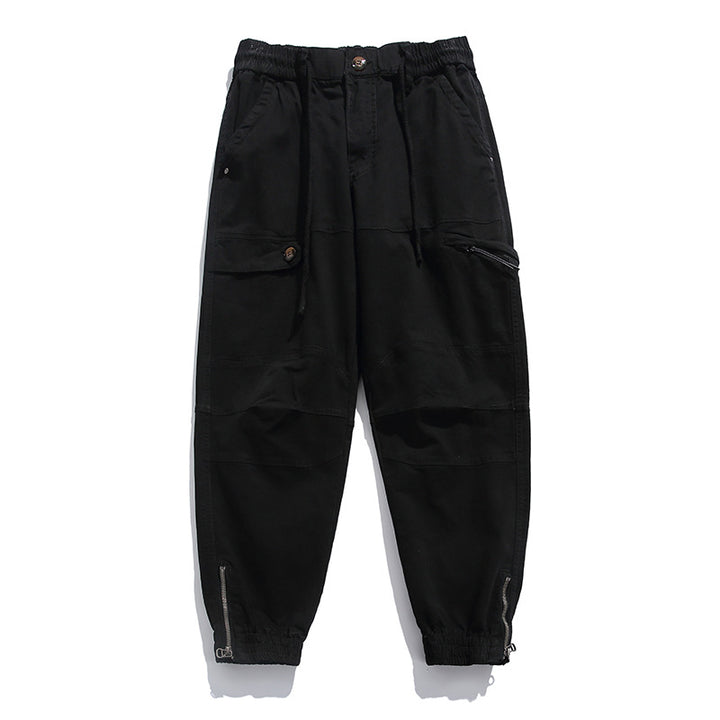 Herren Cargo-Joggerhose im Utility‑Stil mit ergonomischen Kniepaneelen und Reißverschluss‑Knöchel Drune
