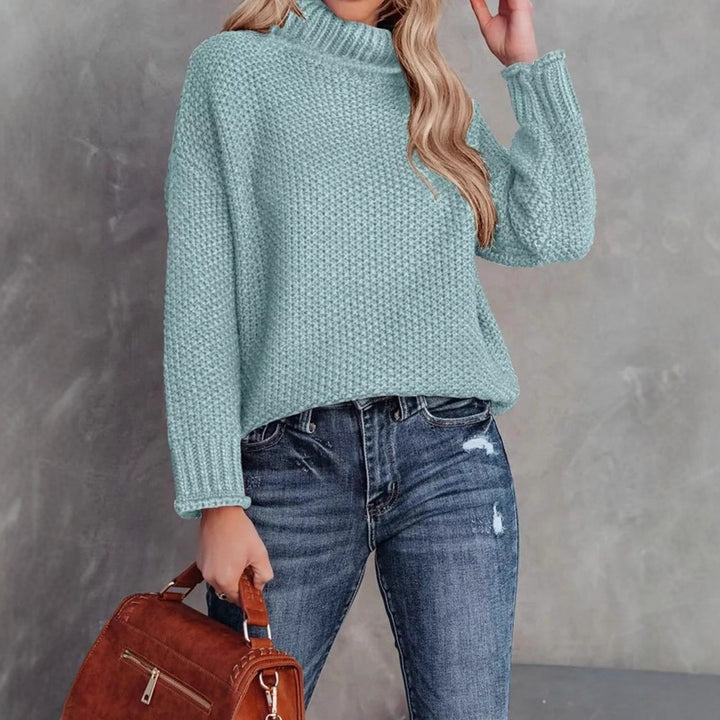 Damen gemütlicher Strickpullover Drune