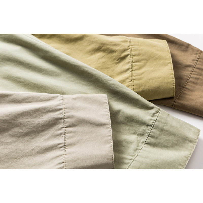 Herren Weites Oversize-Hemd aus Baumwoll-Twill mit Kentkragen und Relaxed‑Fit Drune