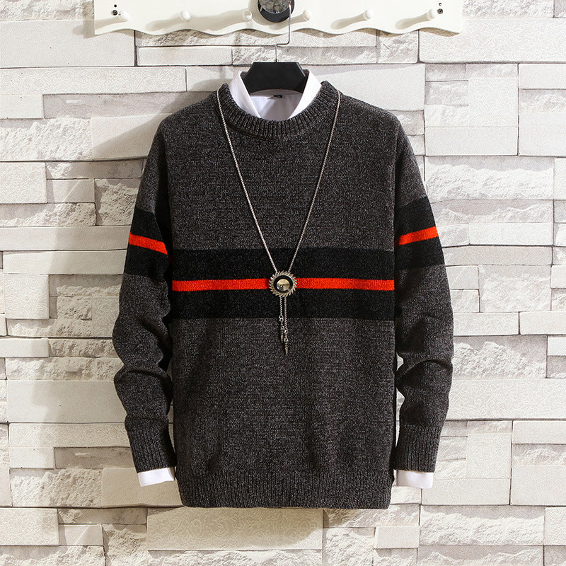Herren modischer Pullover mit gestreiftem Design und hohem Komfort Drune