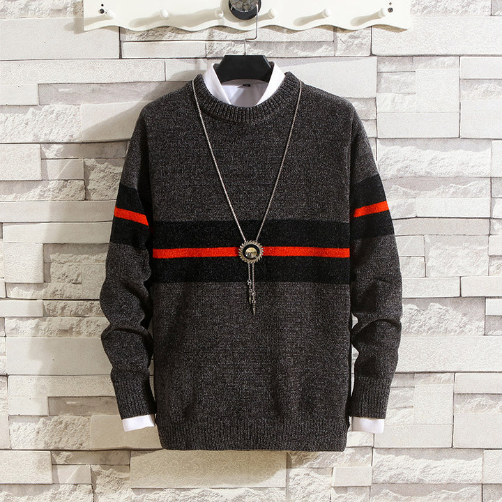 Herren modischer Pullover mit gestreiftem Design und hohem Komfort Drune