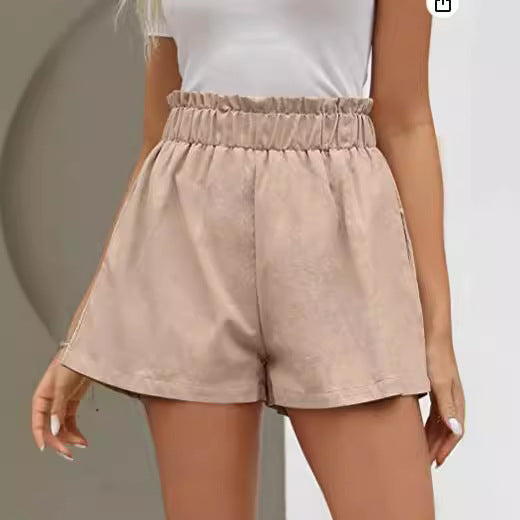 Damen Shorts mit elastischem Bund und seitlichen Taschen Drune