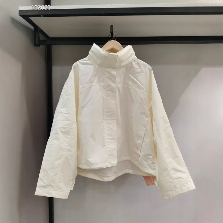 Damen leichte Übergangsjacke mit hohem Kragen Drune