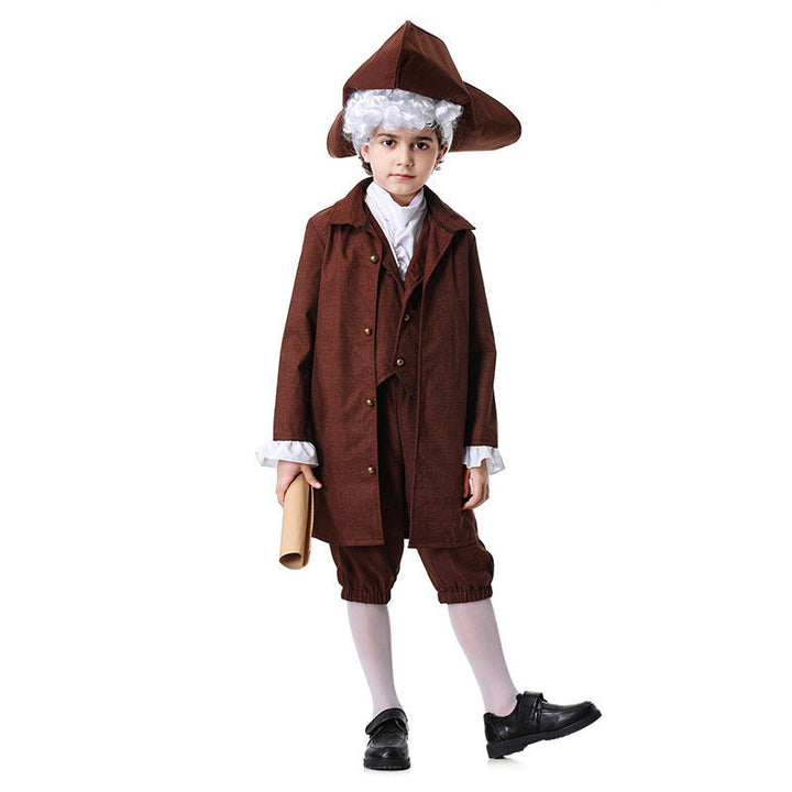 Jungen historisches Kostüm Drune