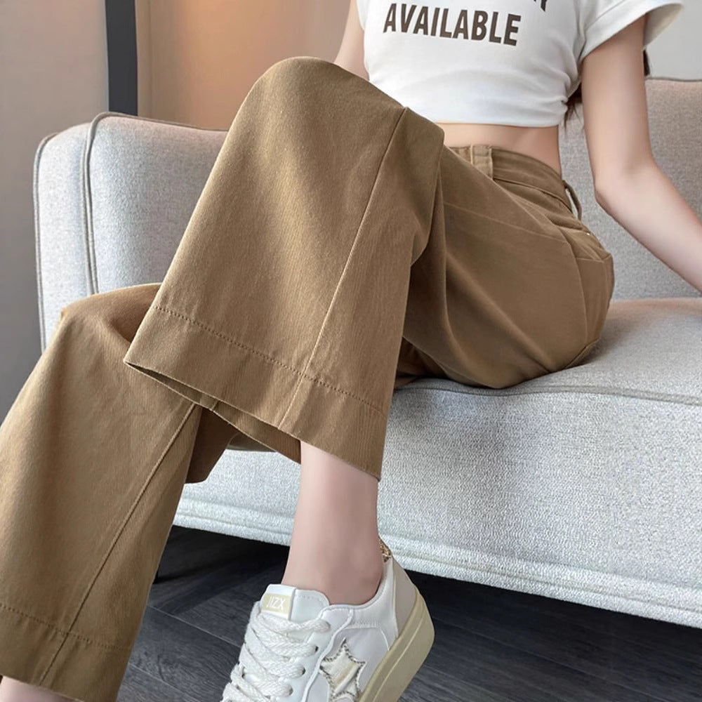 Damen Weitgeschnittene Jeans mit hohem Bund Drune