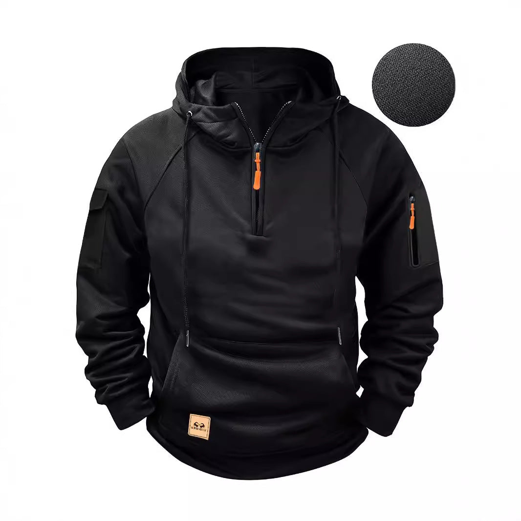 Herren Thermo-Fleece Kapuzenpullover Drune