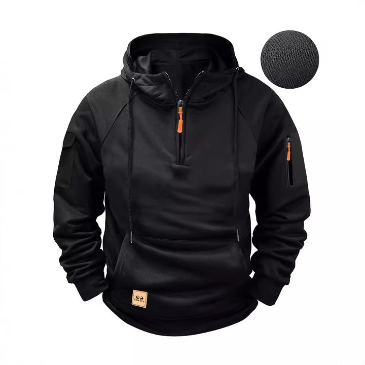 Herren Thermo-Fleece Kapuzenpullover Drune