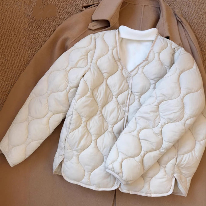 Damen Elegante, gefütterte Steppjacke Drune