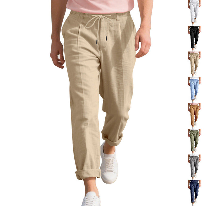 Herren leichte, atmungsaktive Strandhose mit verstellbarem Kordelzug und praktischen seitlichen Taschen Drune