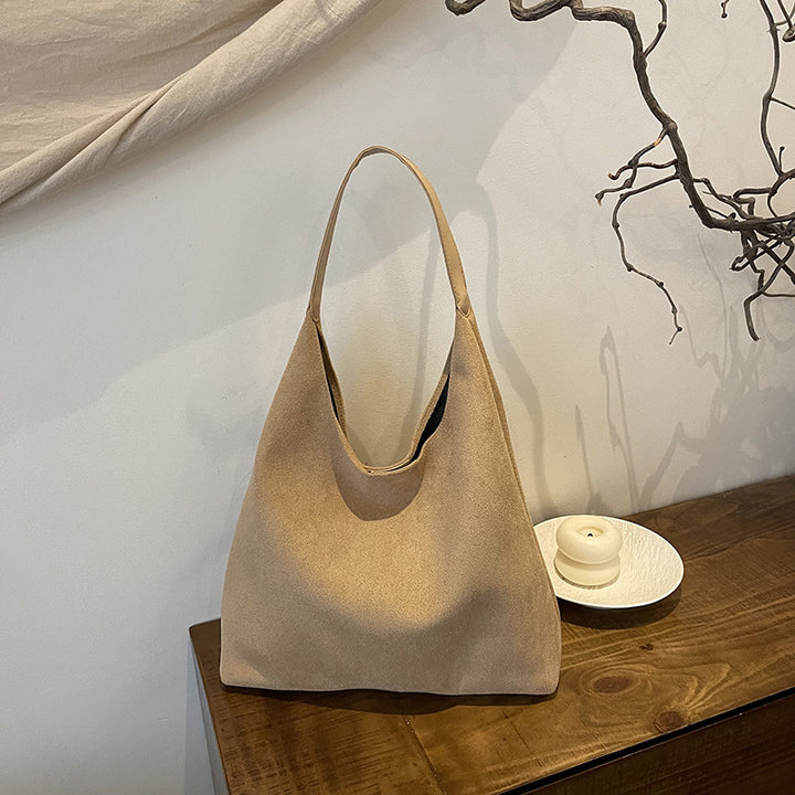 Damen Soft Suede Hobo Tasche Drune