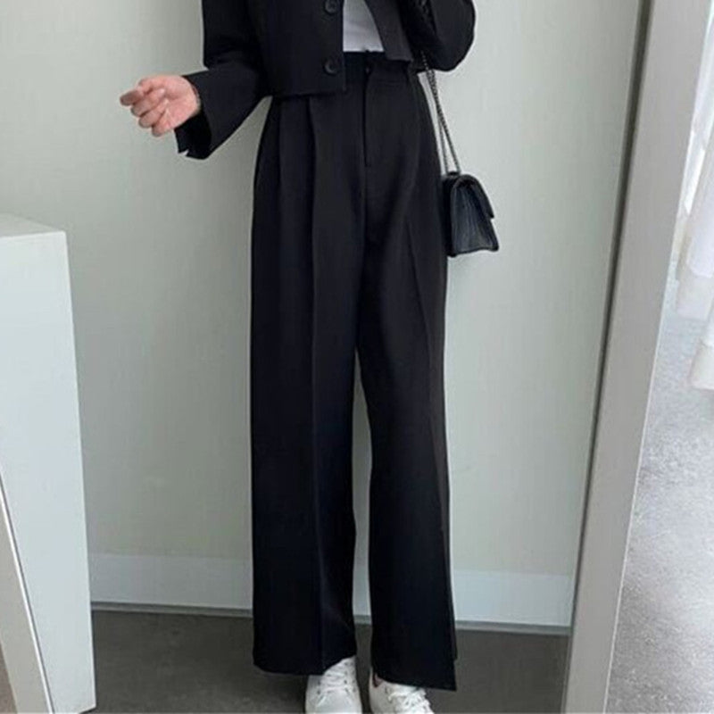 Damen Elegante und bequeme Hochtaillierte Hose Drune