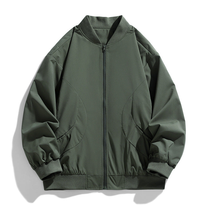 Damen Modische Übergangsjacke mit hohem Kragen Drune