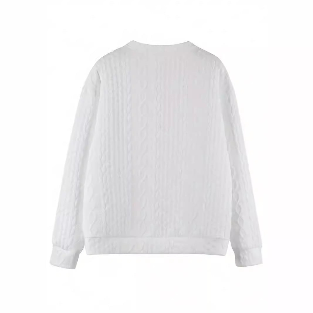 Damen Statement-Strickpullover mit strukturiertem Design Drune