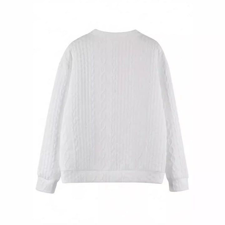 Damen Statement-Strickpullover mit strukturiertem Design Drune