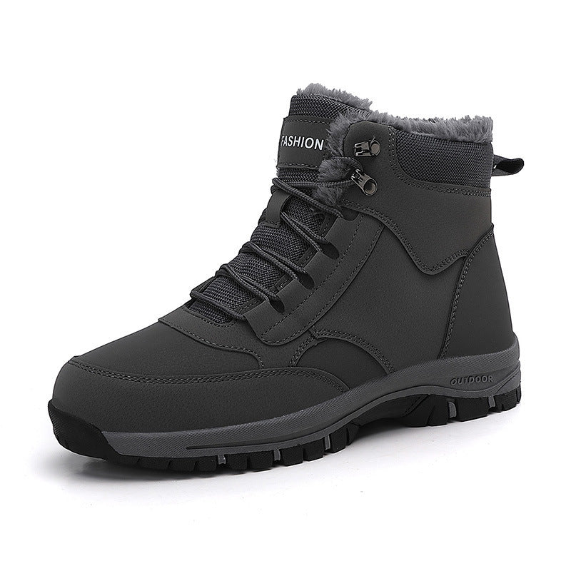 Herren isolierte wasserdichte Wanderschuhe mit verbesserter Traktion Drune
