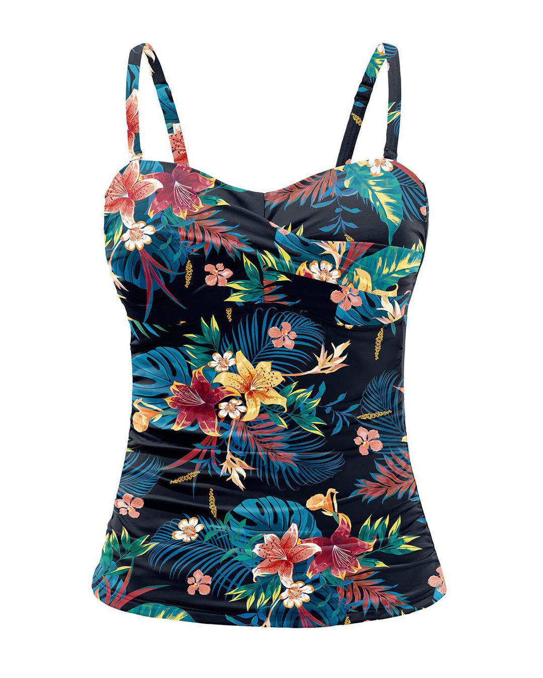 Damen Tankini mit raffiniertem Wickeldesign Drune