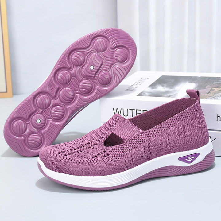 Damen Atmungsaktive Slip-On Sneakers mit elastischem Design Drune