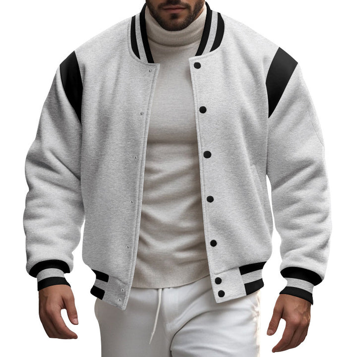 Herren sportliche Collegejacke Drune