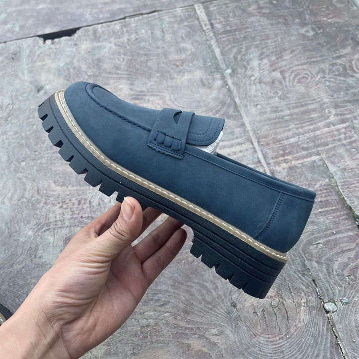 Damen nan Penny-Loafer mit dicker Profilsohle und anatomischer Komfortinnensohle Drune