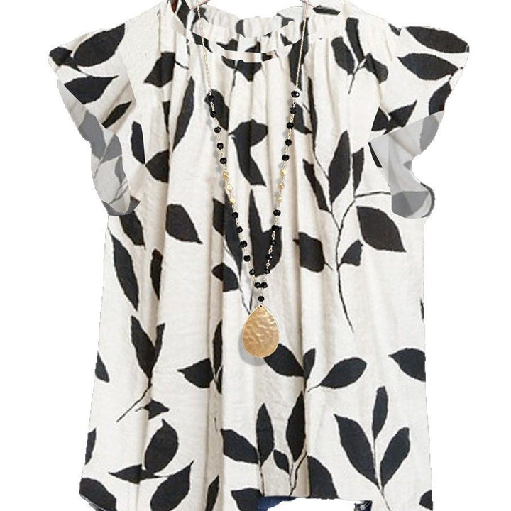 Damen Bluse mit floralem Design Drune