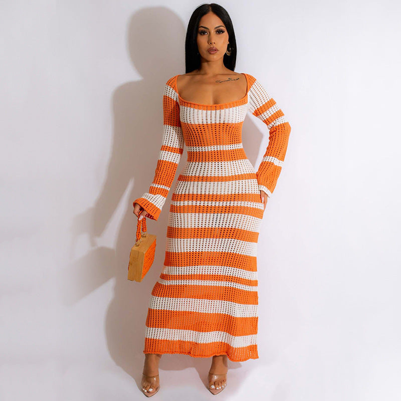 Damen Mesh-Kleid Drune