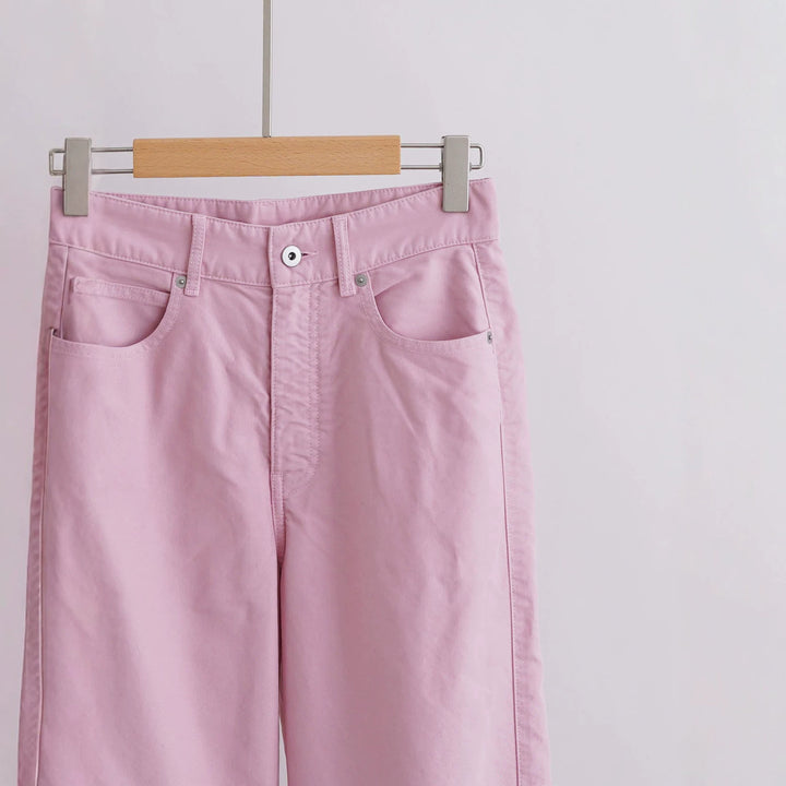 Damen Weite High-Waist Hose Drune