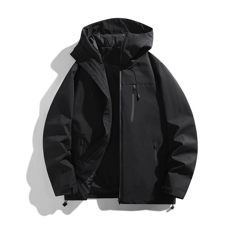 Damen technische Allwetterjacke mit vielseitigem Kapuzendesign und verstellbaren Belüftungsöffnungen Drune