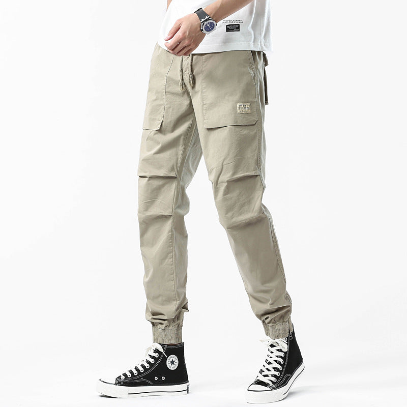 Herren Utility-Joggerhose im Tapered-Cut mit großen Klappfächern und elastischem Knöchelabschluss Drune