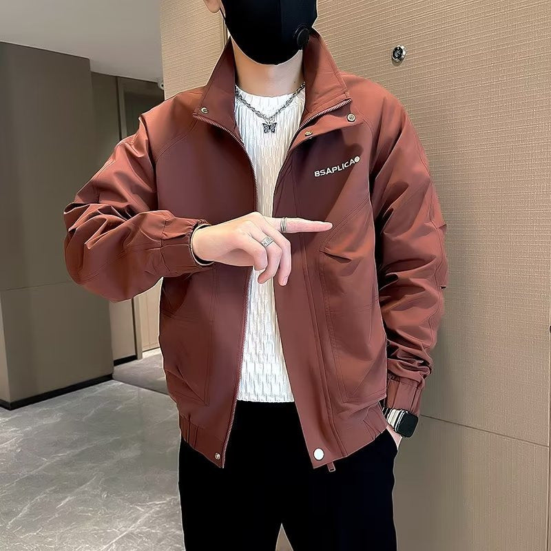Herren Modische Übergangsjacke mit funktionalen Taschen Drune