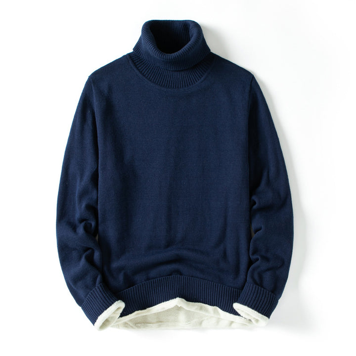Damen Eleganter Rollkragenpullover Drune
