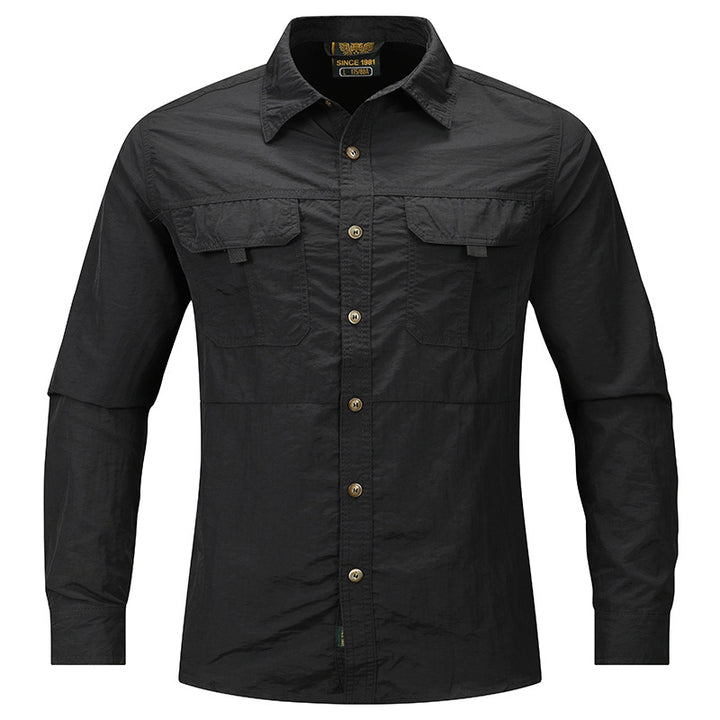Herren Funktionales Langarmhemd Drune