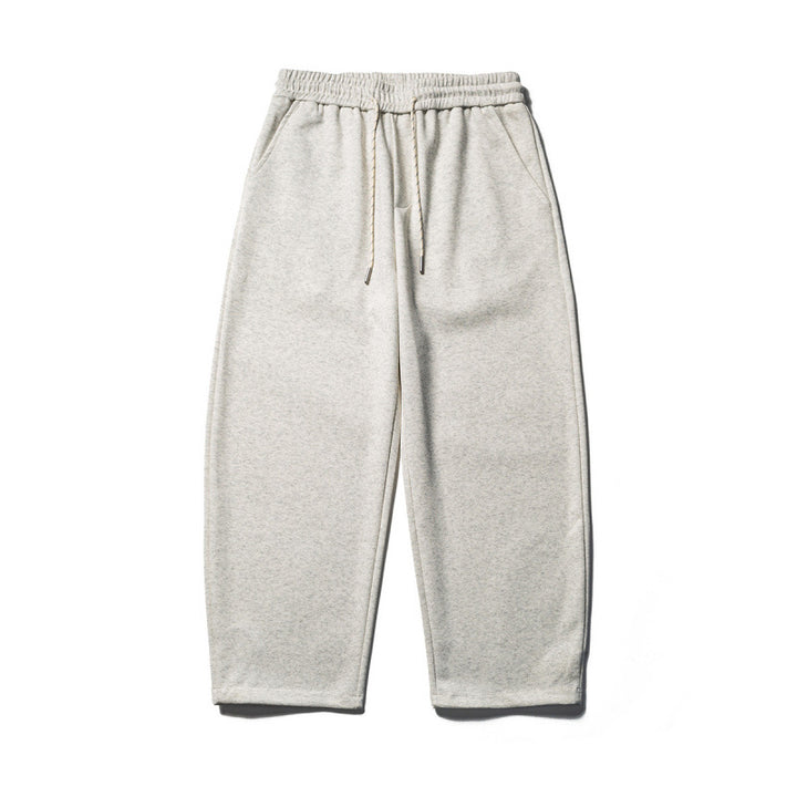 Herren Locker geschnittene Sweatpants mit elastischem Tunnelzugbund und gekürztem Bein Drune