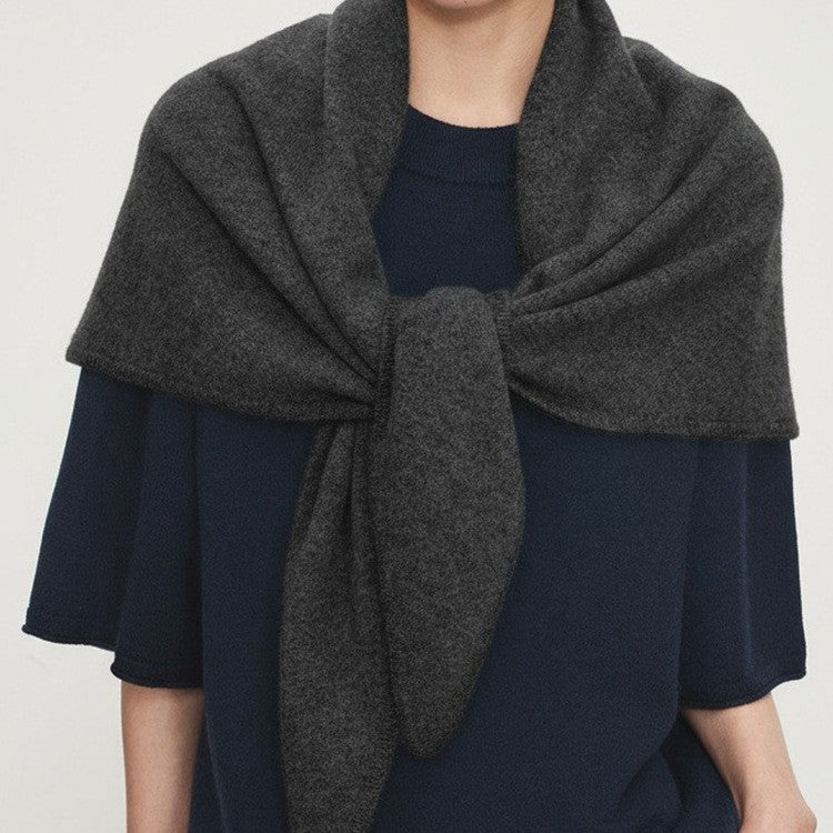 Damen stilvolle Strickschal Drune