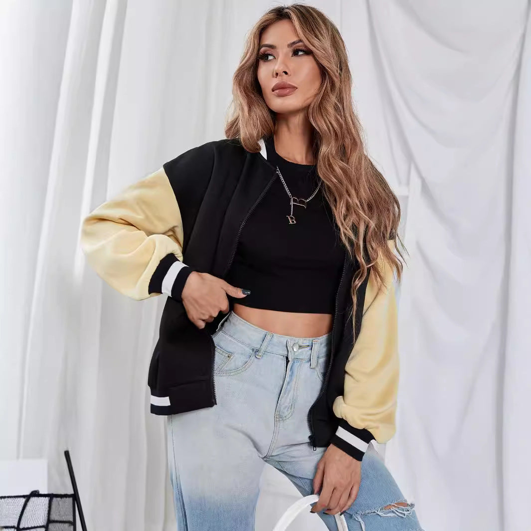 Damen Sportjacke mit Trendfarben und lässigem Schnitt Drune