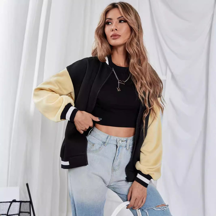 Damen Sportjacke mit Trendfarben und lässigem Schnitt Drune