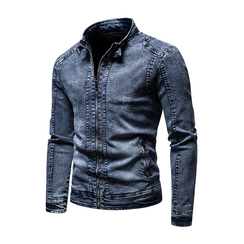 Herren Modische Jeansjacke Drune