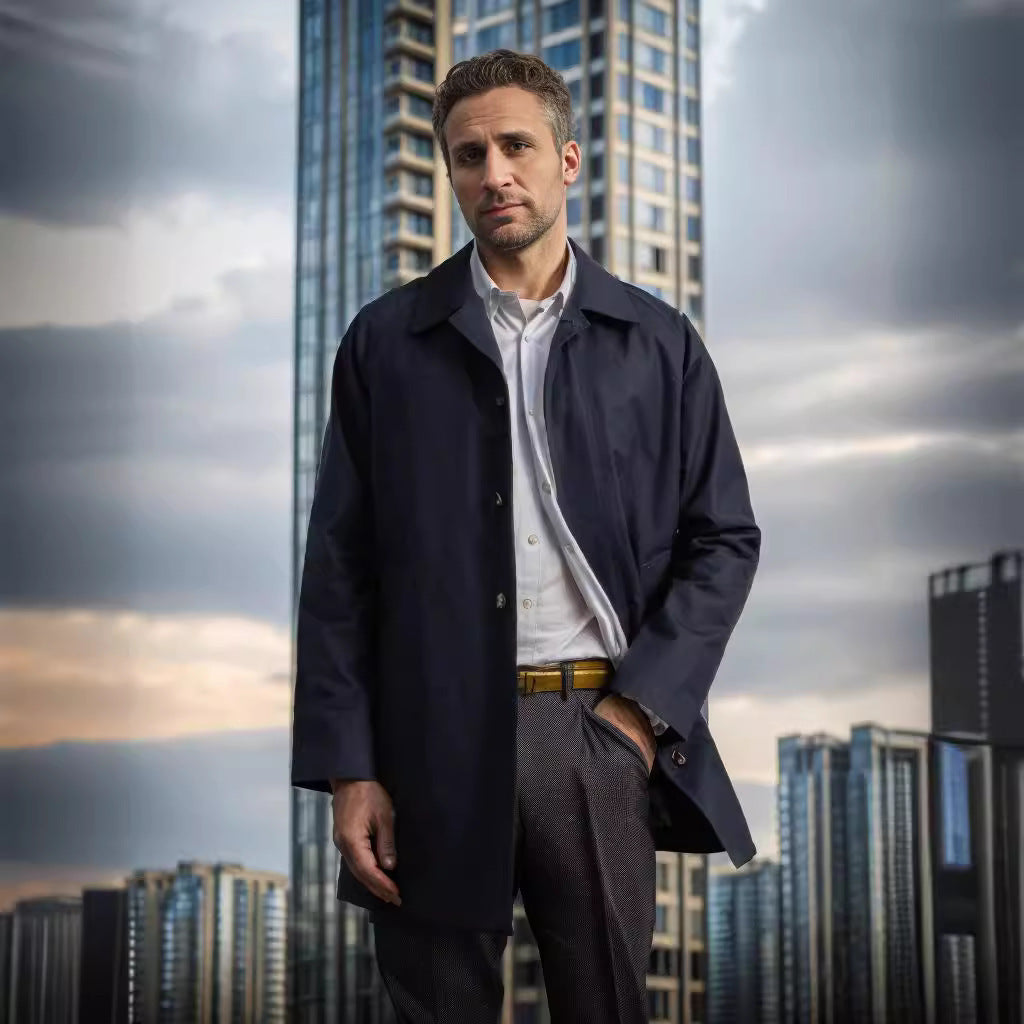 Herren leichte Übergangsjacke mit nachhaltigem Material Drune