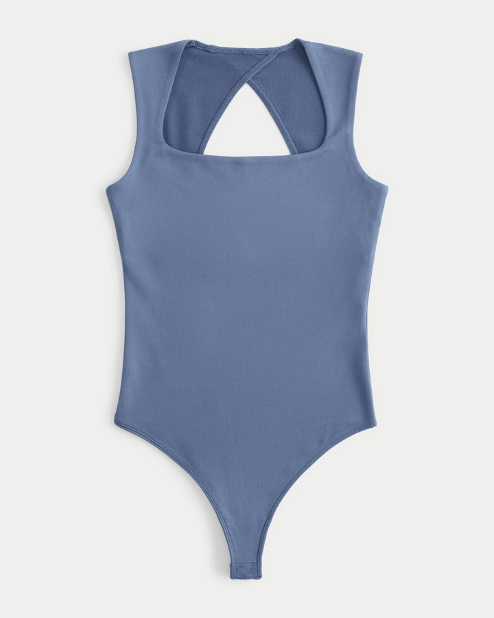 Damen Sportlicher Body mit Kreuzrücken Drune