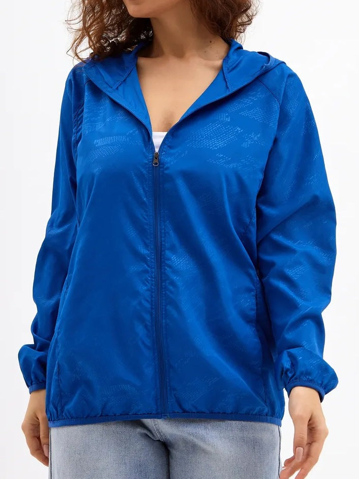 Damen Leichte Sportjacke mit Kapuze