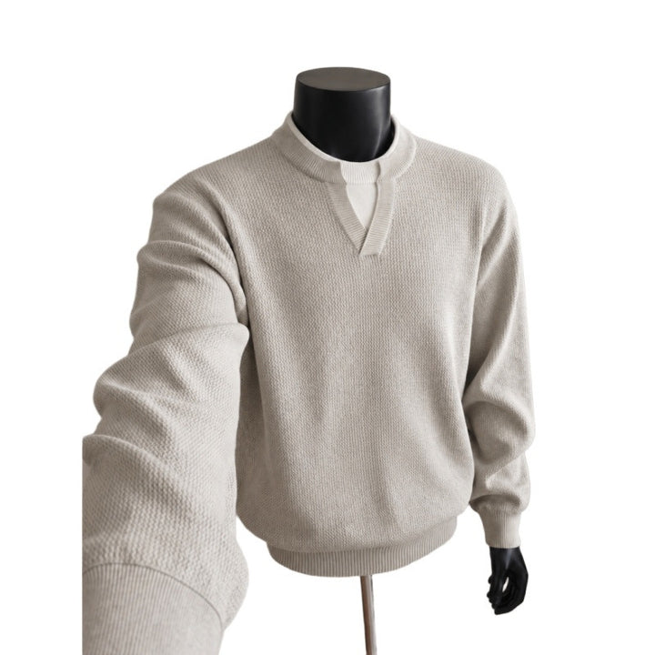 Herren Hochwertiger Strickpullover Drune