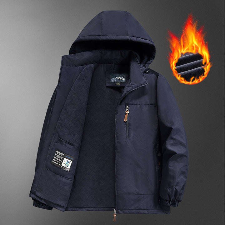 Herren Technische wasserabweisende Outdoor-Jacke Drune