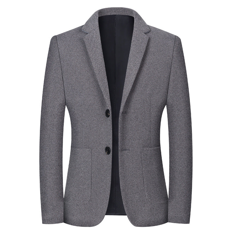 Herren Klassischer Blazer aus hochwertigem Materialmix Drune