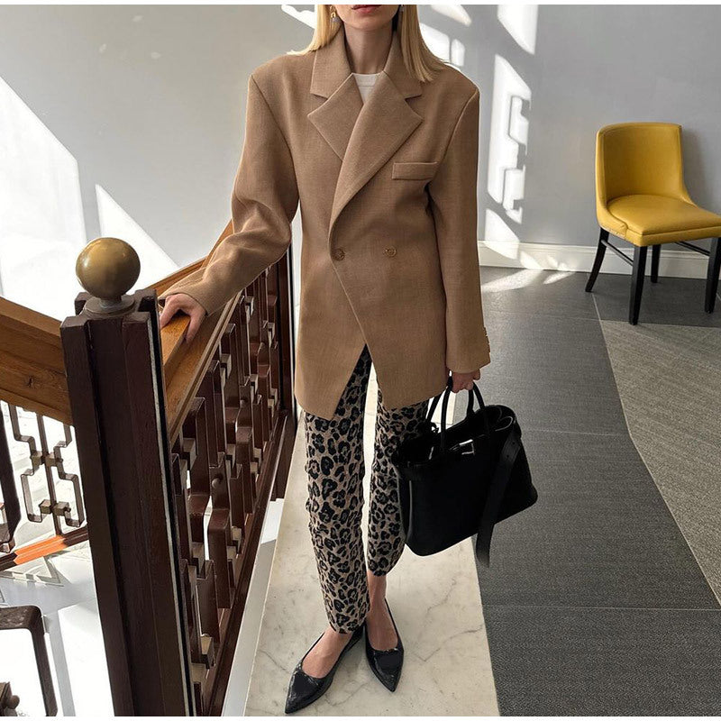 Damen Elegante und moderne Blazerjacke Drune