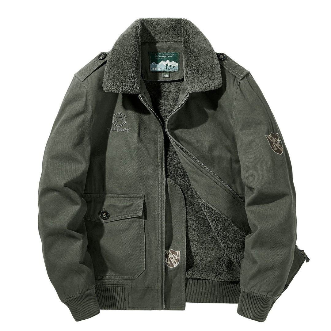 Herren Warme Übergangsjacke mit Fleece-Innenfutter Drune