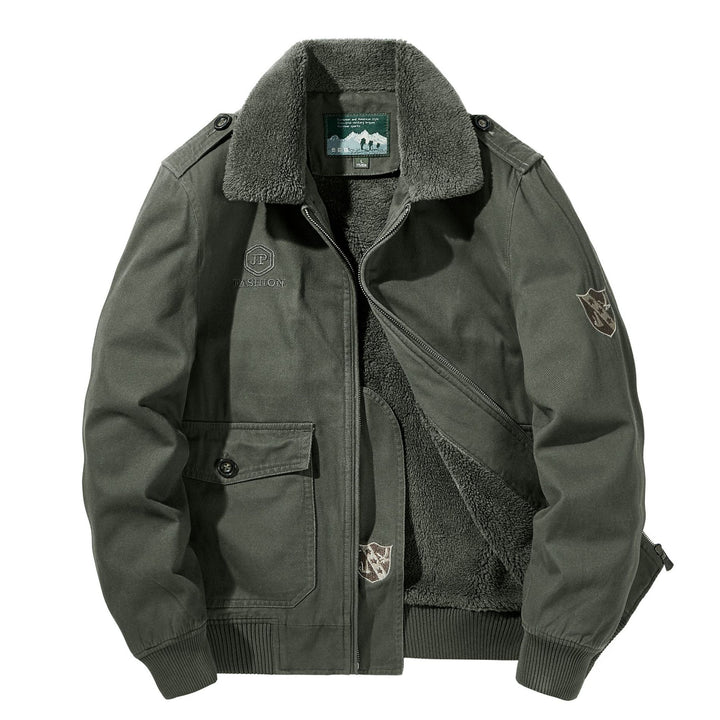 Herren Warme Übergangsjacke mit Fleece-Innenfutter Drune